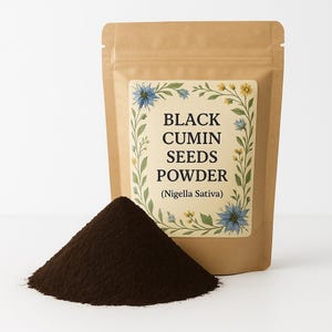 Black Cumin Seed Powder | Organic | NIGELLA SATIVA | Nigella Seeds Premium Grade | Herbal