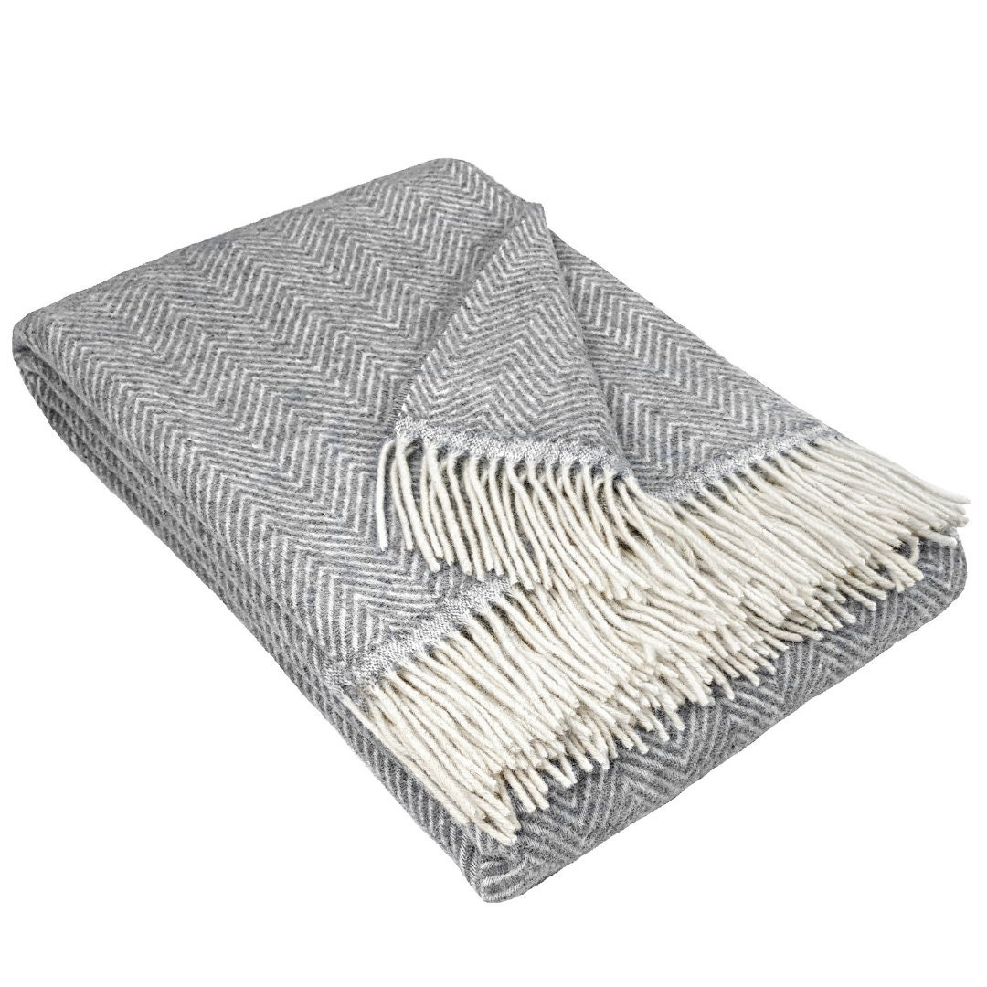 Woven Wool Blanket/ Wool Throw Wool Blanket Loomed Sofa Throw Etsy UK