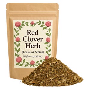 Red Clover Herb |  Red Clover Leaf & Stem | Trifolium Pratense Premium Grade | Herbal