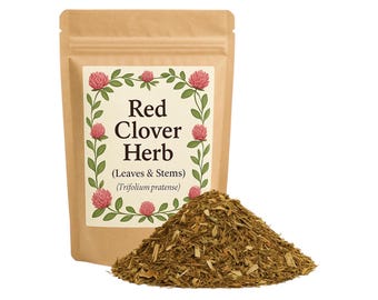 Red Clover Herb |  Red Clover Leaf & Stem | Trifolium Pratense Premium Grade | Herbal