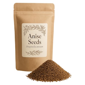 Organic Anise Seed | Anise | Anise Seeds | Pimpinella anisum | Whole Seeds | Premium Grade | Herbal