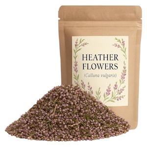 Heather Flowers | Whole |  Calluna vulgaris Premium Grade | Herbal