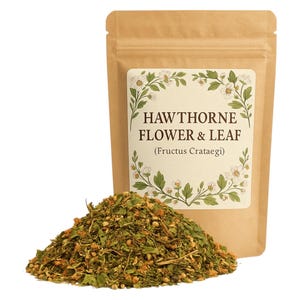 Hawthorne Flower & Leaves/ Hawthorn Leaf and Flower, Organic/ Hawthorrn / Hawthorn Leaf / Hawthorn Flowers / Hag Thorn / Haw Thorn /
