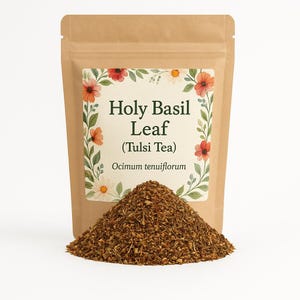 Heiliges Basil Blatt | Tulsi Blatt | Ocimum Tenuiflorum Premium Grade | Pflanzlich