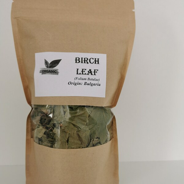 Organic Birch Leaves | Birch Leaves | Birch Leaf | Common Birch Leaf Tea | Birch Leaves Tea | Betula Pendula Roth Folia |