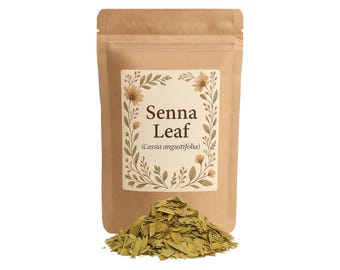 Senna Herb Tea Bags – 24 Count, Senna Alexandria, Caffeine Free, 2-Year Expiration