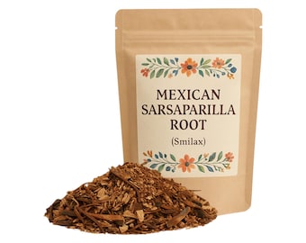 Mexican Sarsaparilla Root |  Smilax Medica Premium Grade | Herbal
