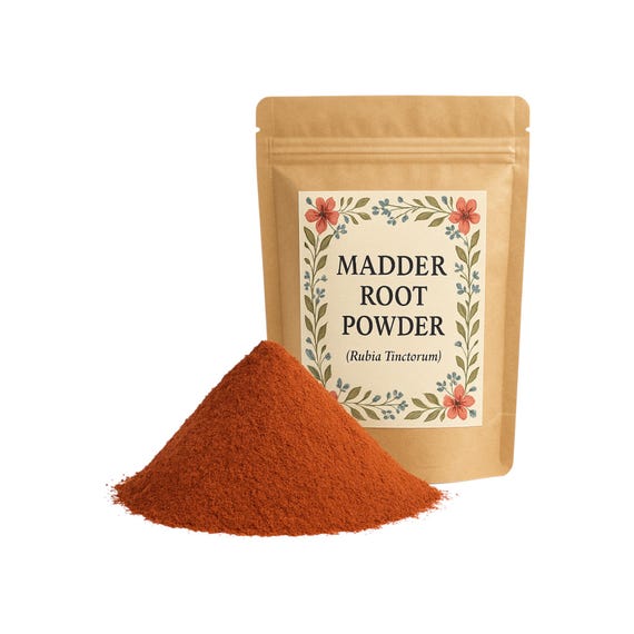M*y様 5y Sweetheart Top Madder Root Patch Madder Root - Cuts or Powder - Natural Dyes - Rubia Tinctorum