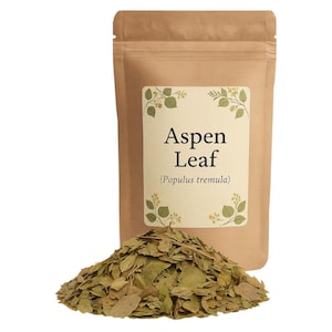 Aspen LEAF | Populus Tremula Premium Grade | Herbal