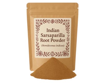 Sarsaparilla Powder |  Indiand Sarsaparilla Root Powder  (Hemidesmus indicus) Premium Grade | Herbal