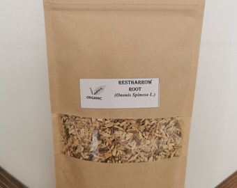 Organic Dried Restharrow Root | Restharrow Root Loose Herbal Tea - Ononis spinosa L. |