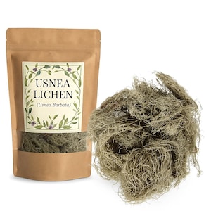 Usnea Lichen * Usnea barbata * Whole * Wild Crafted Old Man&#39;s Beard (Moss, Herbal)   Herbal