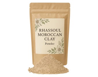 Morocan Rhassoul Clay Powder | Ghassoul Clay Powder | Skin Mask For Face Body Hair Premium Grade | Herbal