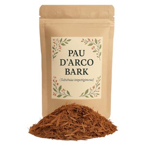 Thé à l'écorce de pau d'arco | Écorce de lapacho pau d'arco | Tabebuia impetiginosa de qualité supérieure | À base de plantes
