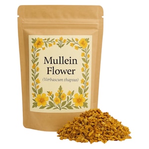 Mullein Flower | Verbascum thapsus | Eliminate Mucus/Cough Premium Grade | Herbal