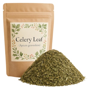 Celery Leaf | Organic  | Celery Flakes | Celery | Apium Graveolens Premium Grade | Herbal