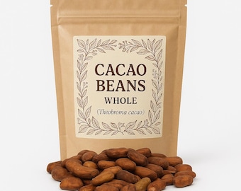 Fèves de cacao entières | Criollo | Biologique | Cacao Theobroma | Fèves de cacao |  Qualité supérieure Qualité supérieure | À base de plantes