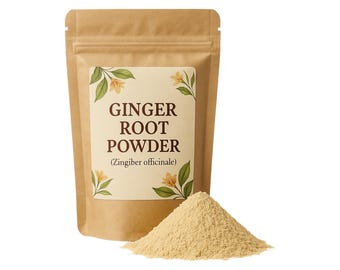 Ginger Root Powder | (Zingiber officinale) Premium Grade | Herbal