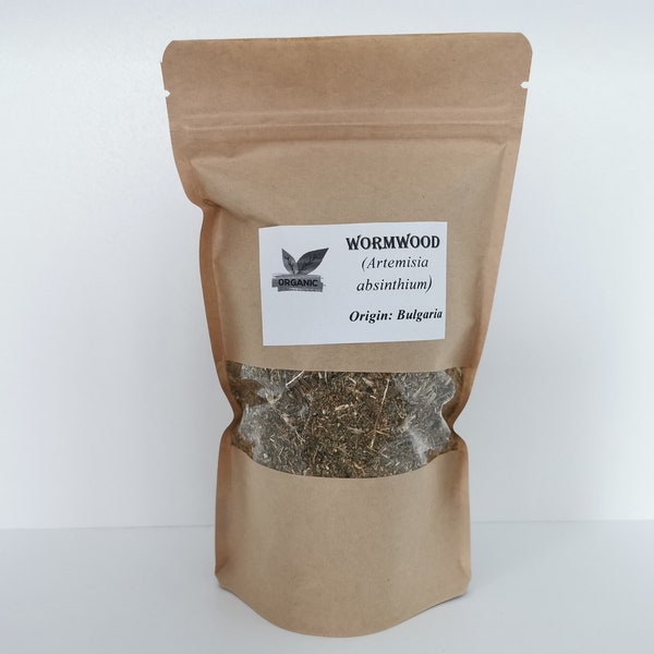 Organic Wormwood Herb | Wormwood | Organic Wormwood | Artemisia absinthium | Wormwood Herb Tea | Dried Herbs | Botanical | Metaphysical