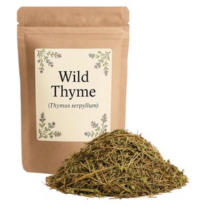 Thyme |  Wildcrafted Thyme Flowers & Leaf | Thymus serpyllum | Bulgarian Thyme | Wild crafted Thyme Premium Grade | Herbal