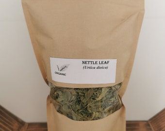 Organic Nettle Leaf Tea | Nettle Leaf | Organic | Natural | Herbalist | Dried Herbs | Botanical | Nettle Organic Dried Herbal Tea 100% Pure