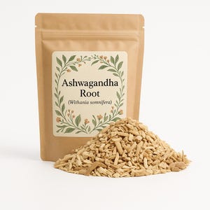 Poudre ou boutures de racines d'ashwagandha | Withania Somnifera Radix Premium Grade | À base de plantes
