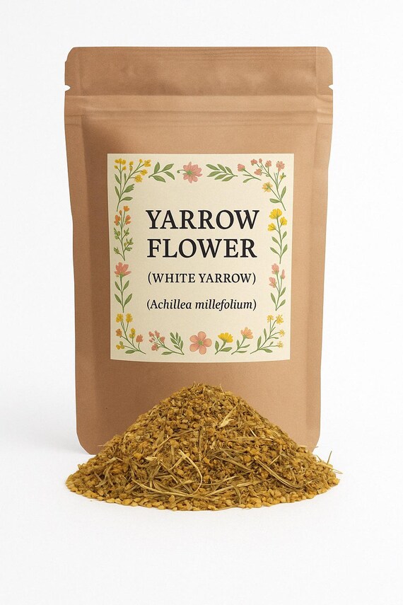 Yarrow Powder Yarrow Herb Dried Yarrow (Achillea Millefolium) Tincture, Certified