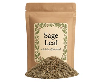 Té de hojas de salvia / Hojas de salvia, Jardín, Salvia officinalis / Natural / Herbolario / Hierbas / Té de hojas sueltas de salvia botánica