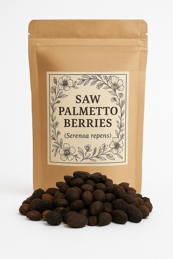 Saw Palmetto Berry Capsules 540mg - New Orlean Apothecary, Natural Hair, Skin & Nail Support