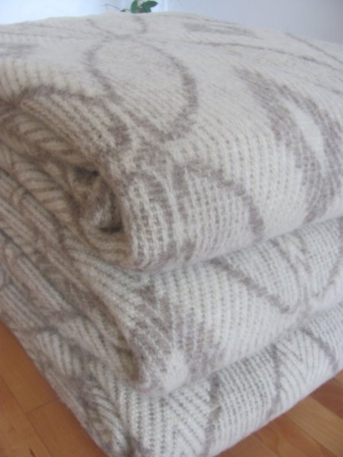 Woven Blanket Throw Black Wool Blanket Hand Loomed Sofa Throw Etsy