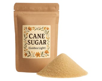 Organic Cane Sugar | Golden Light Premium Grade | Herbal