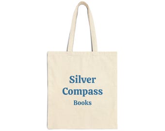 Silver Compass Books - Cotton Canvas Tote Bag