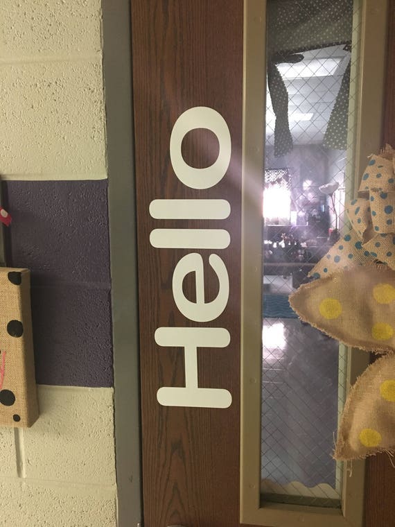 Vinyl For Classroom Door Decorations Teacher S Name Or Etsy