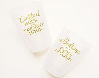 Cocktail Hour Shatterproof Cups - Set of 4