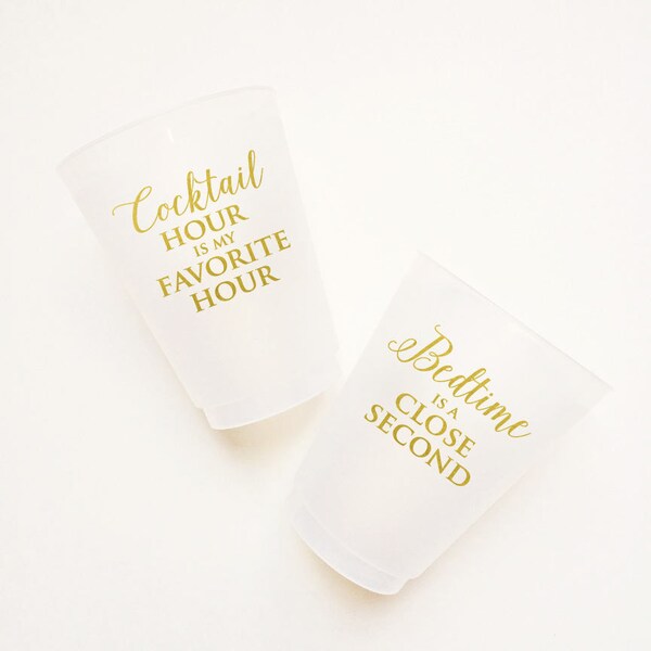 Cocktail Hour Shatterproof Cups - Set of 4