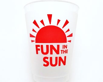 Fun in the Sun Shatterproof Cups - Set of 4