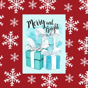 Merry & Bright Christmas Presents Wreath Sign, Winter Sign, Winter Decor, Christmas Sign, Christmas Decor