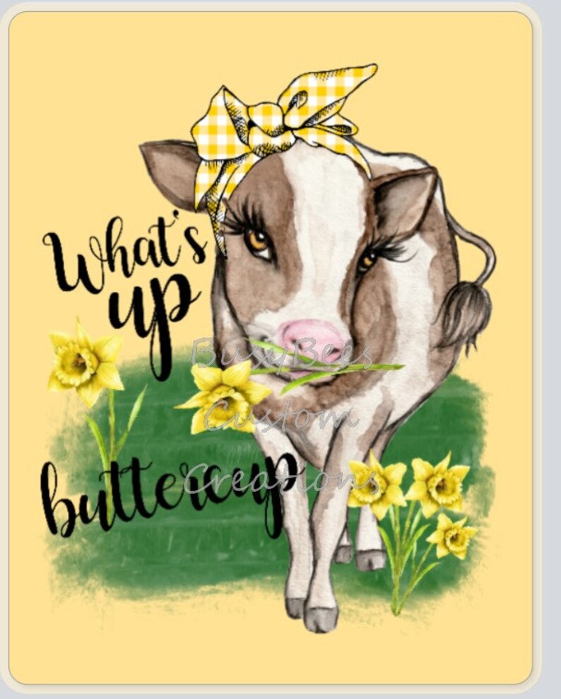 What's Up Buttercup Metal Wreath Sign Wreath Sign Cow Etsy