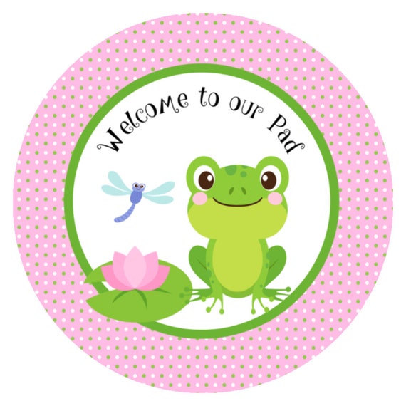Welcome To Our Pad Frog Wreath Sign Spring Wreath Sign Frog Wreath Sign