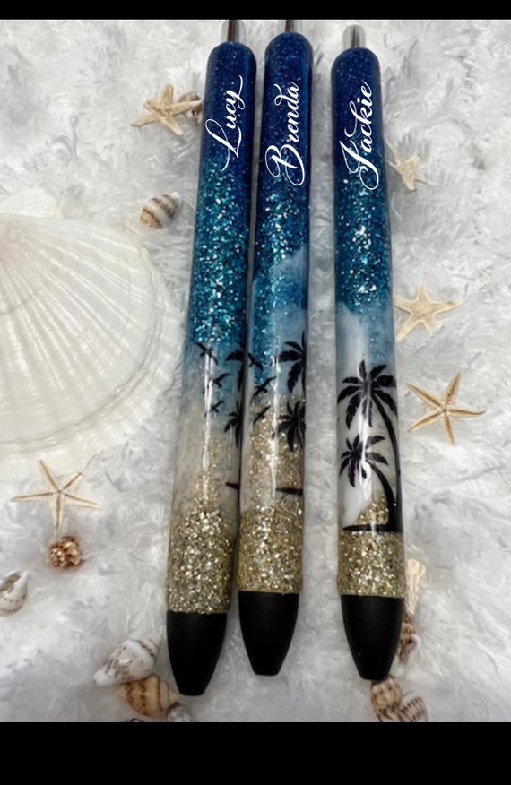 Beach Glitter Pens