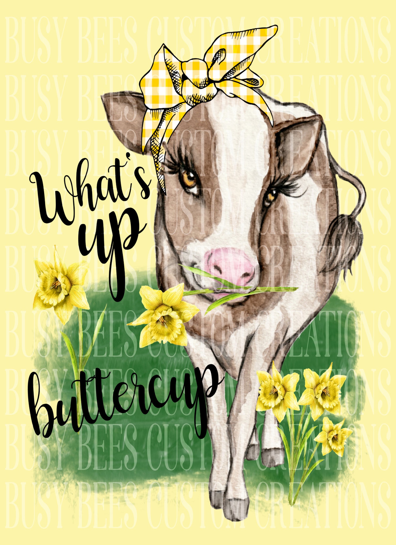 What's up Buttercup Cow Metal Wreath Sign Etsy