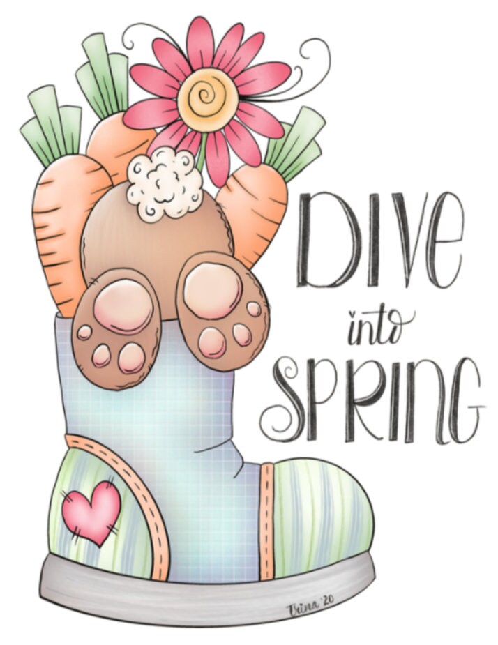 Dive Into Spring Metal Wreath Sign | Etsy