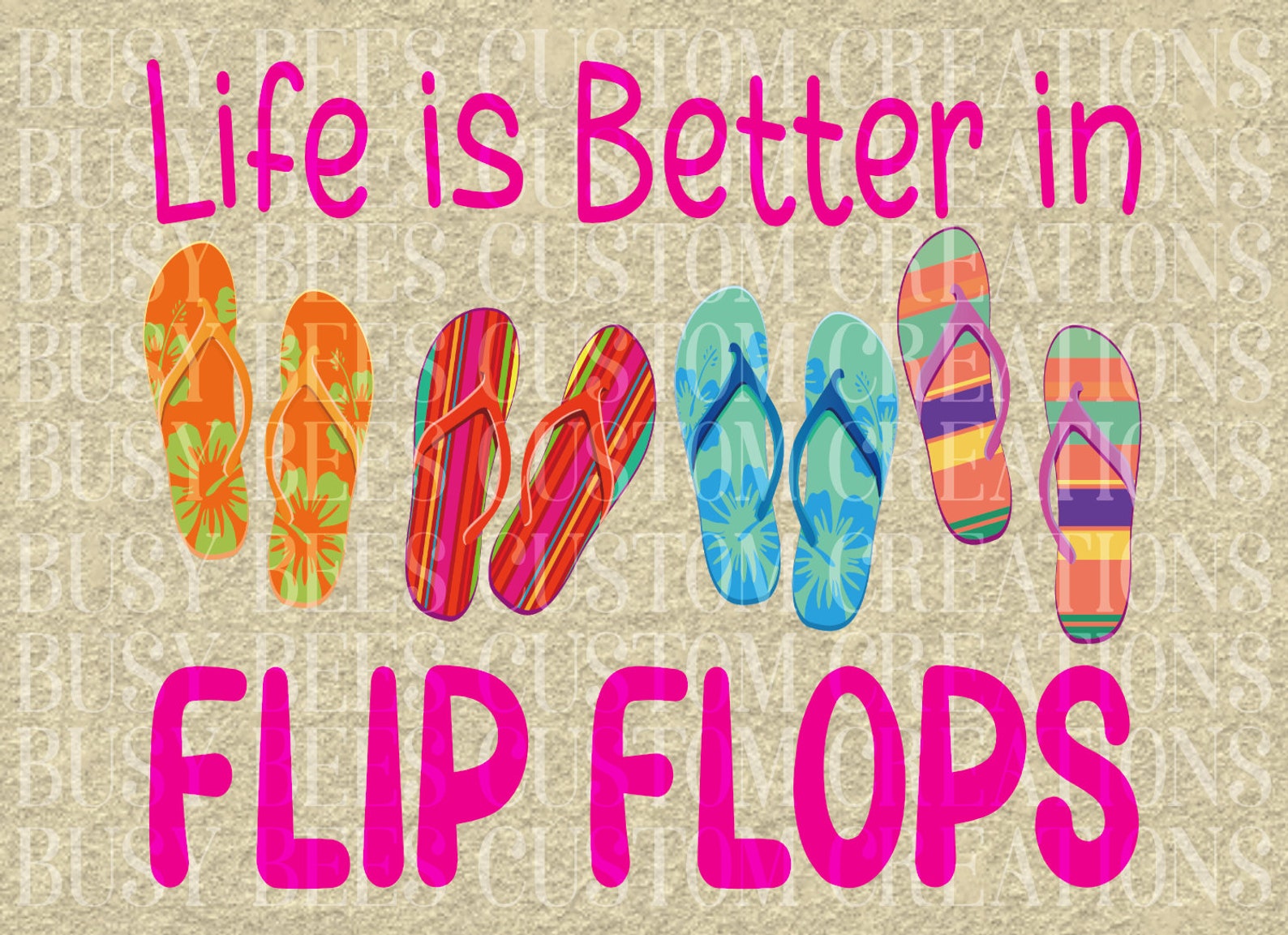 Life is Better in Flip Flops Metal Wreath Sign Wreath Sign - Etsy