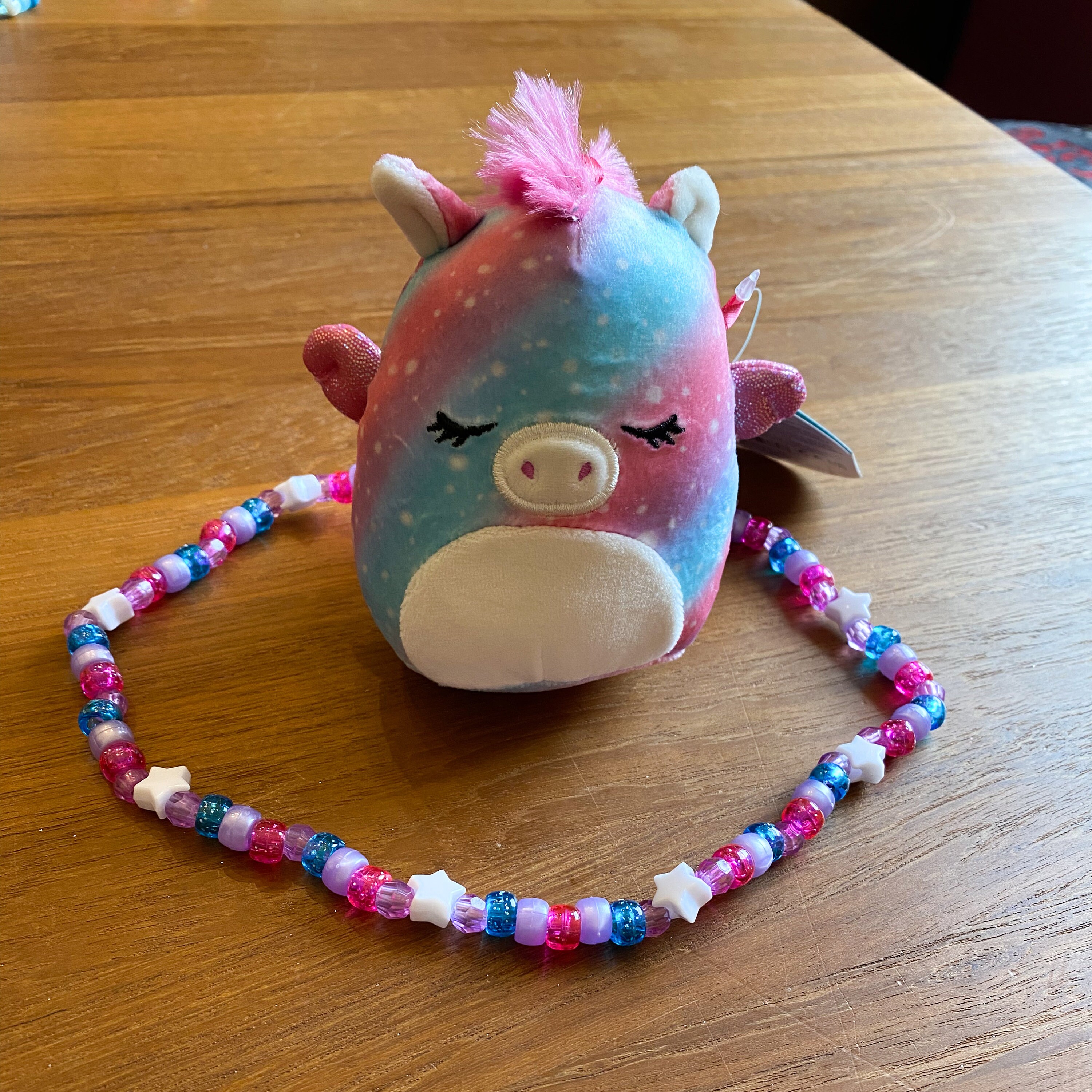 Diy Children's Bead Set With Luminous Beads, Unicorn, Pegasus, Kids'  Jewelry Making Kit