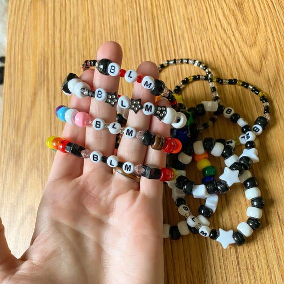 Blm beaded bracelet deals