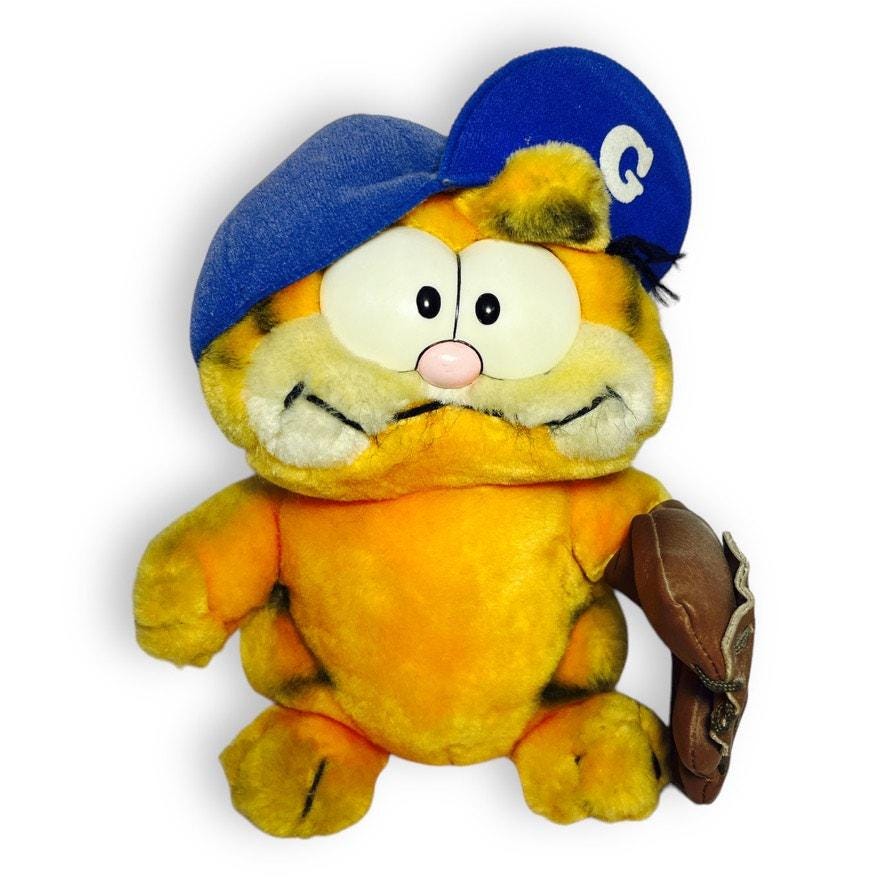 Garfield 1981 Vintage Dakin Stuffed Animal Plush Toy 3.5