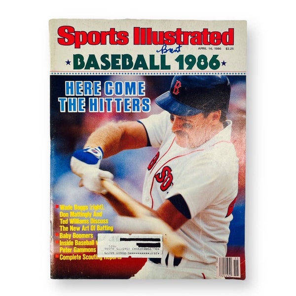 Sports Illustrated, Baseball 1986, Vintage Sports Magazine, Advertising
