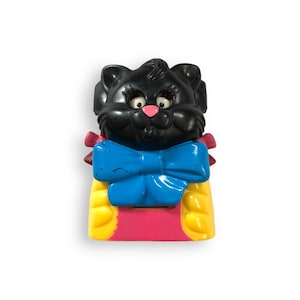 McDonalds Vintage Halloween Happy Meal Toy, Birdie Black Cat, Candy Dispenser, 1998