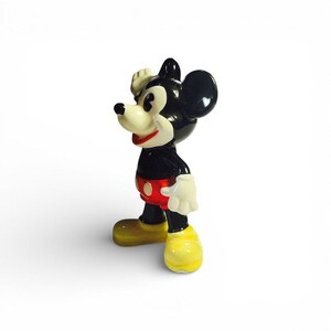 Figura de cerámica vintage de Mickey Mouse, recuerdo de Walt Disney Disneyland imagen 2