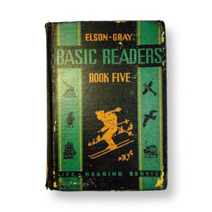 Elson Gray Basic Reader Book Five Vintage Children's School Reader Literature